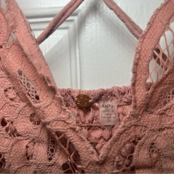 Free People Adella Lace Slip Dress - Picture 7 of 13